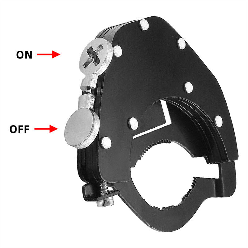 Black Motorcycle Cruise Control Throttle Assist, Stainless Throttle Lock Top Kit