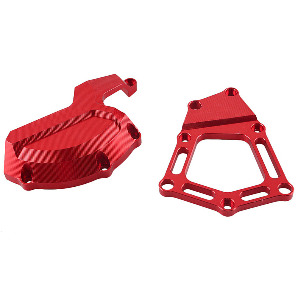for BMW S1000R/RR 2009-2014 Motor Aluminum Stator Engine Crank Case Cover Red Q
