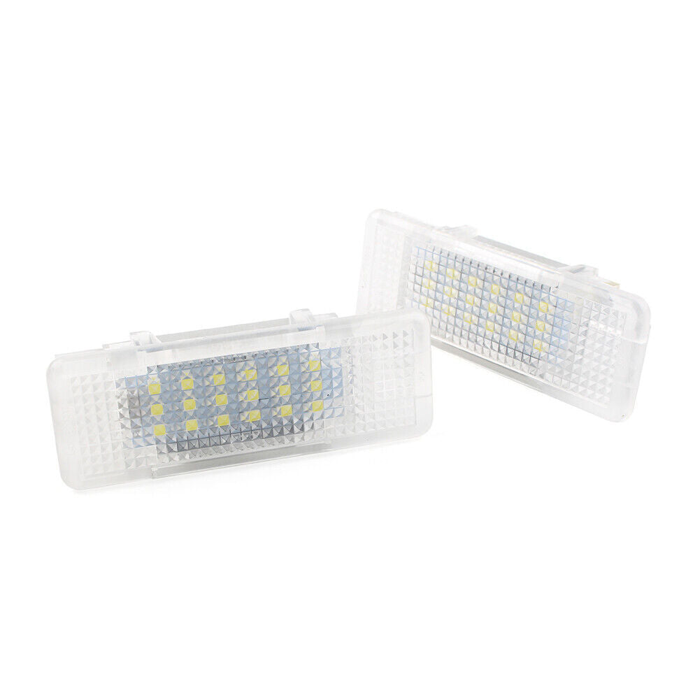 Fit for BMW E53 X5 00-06 Z8 E52 00-03 E39 95-03 2x White Car LED Door Courtesy Light