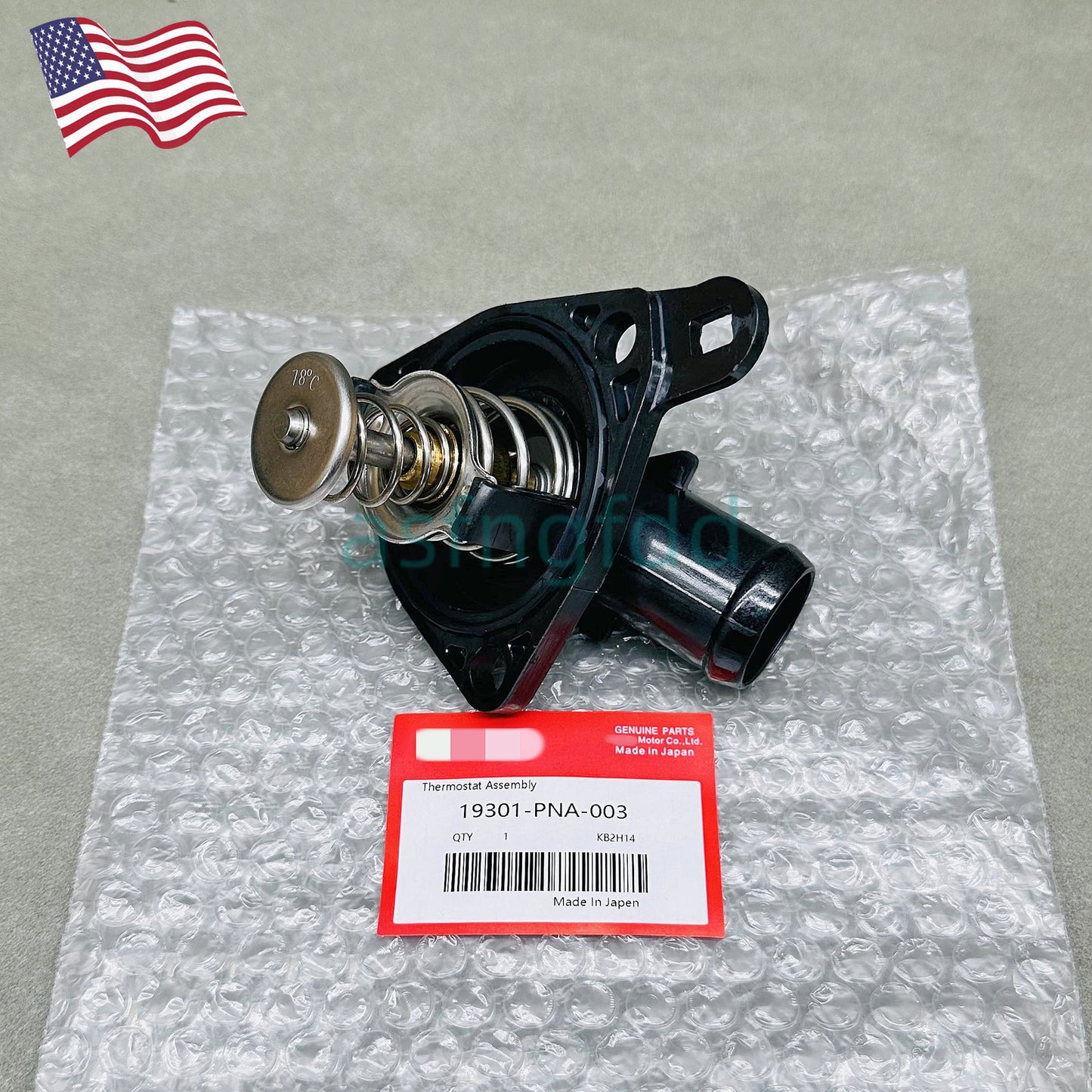 new engine coolant thermostat with gasket 19301-PNA-003 for Honda for Acura .