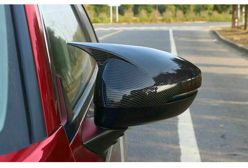 for Honda for Civic 11th 2022-2023 Carbon Style Outer Ox Horn RearView Mirror Covers
