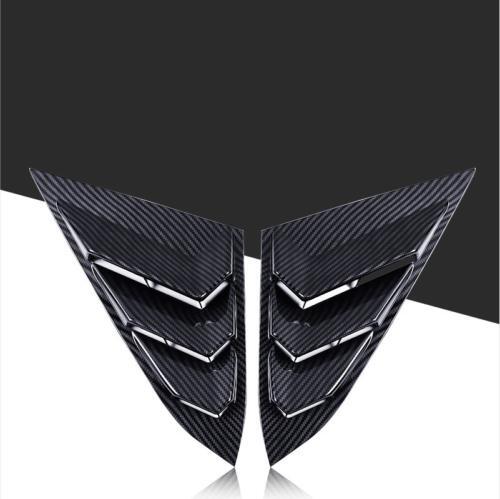 For 2016 2017-2020 for Honda for Civic Carbon Fiber Side Vent Window Scoop Louver Trim