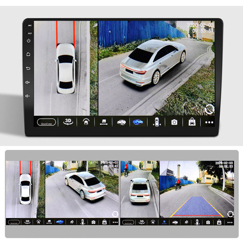 Universal panoramic parking camera for cars (720P/1080P 360-degree view system) n