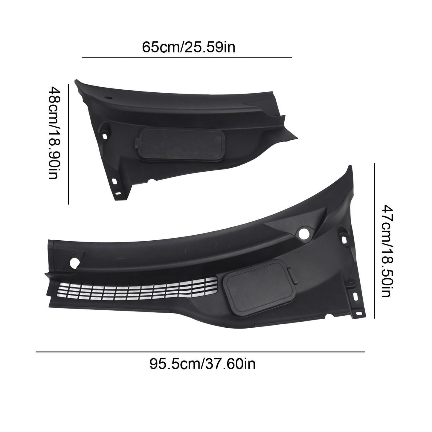 Windshield Cowl Panel For 51719808095+51719808096 for Mini Cooper R60 R61 2010-2016