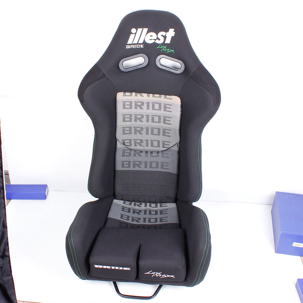 New BRIDE Small Size Seats Low Max JDM Racing Seats+FRP Backrest+Slider Rail X2