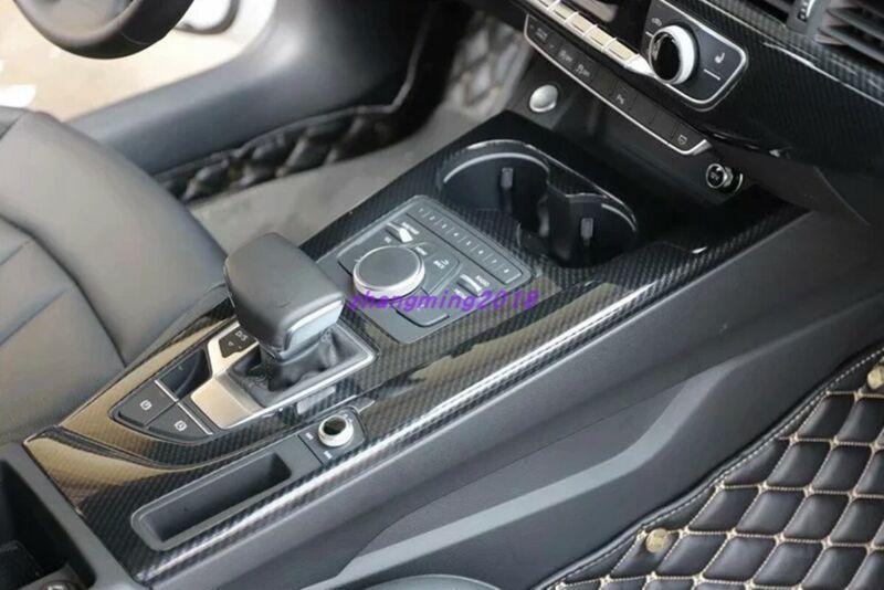 15-piece carbon fiber style interior trim kit for Audi A5 2017-2019