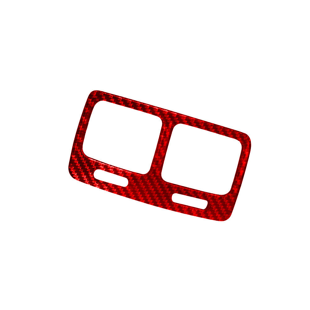 Red Carbon Fiber Inner Front Door Handle Cover Trim for Hyundai Azera 2006-2011 v
