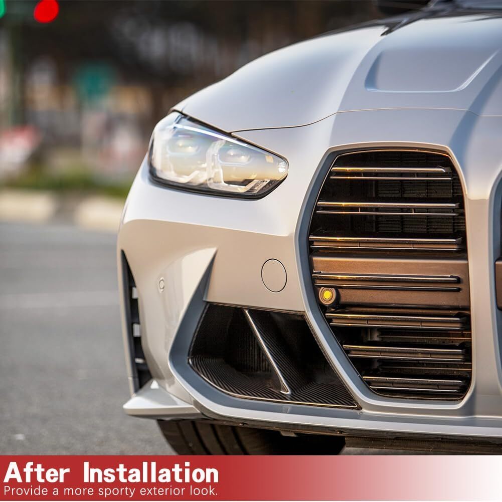 Bumper Vent Grill Air Duct Grille Cover Carbon Look for BMW G80 M3 G82 G83 M4