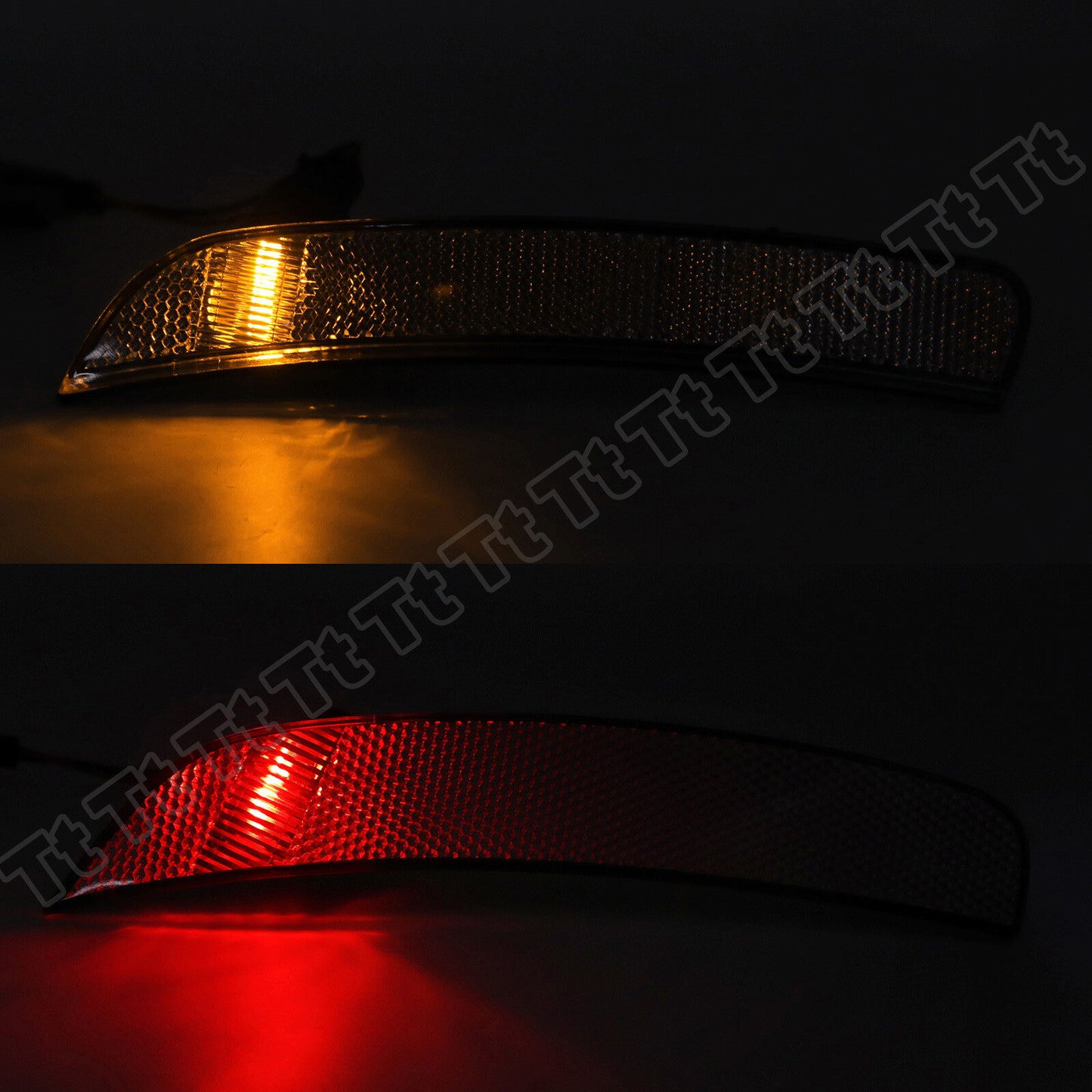 Pack Front and Rear Side Marker Lights OE Lights with Bulbs for 2012-2017 for Fiat 500 for Abarth - v