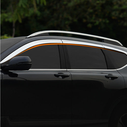 6Pcs for Honda CR-V CRV 2017-2022 Chrome Window Visor Vent Shades Sun Rain Guard