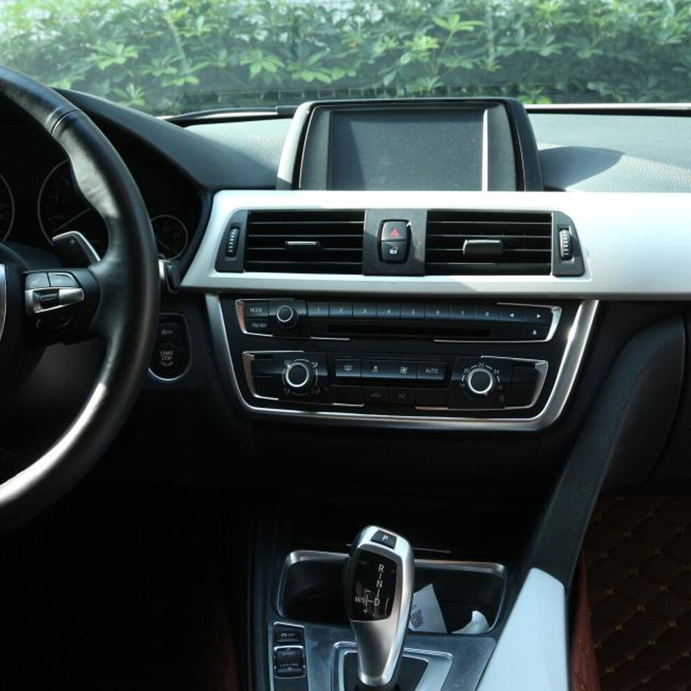 Chrome Dashboard Console Cover Trim for BMW 3 4 Series F30 F31 F32 F34 2013-2019