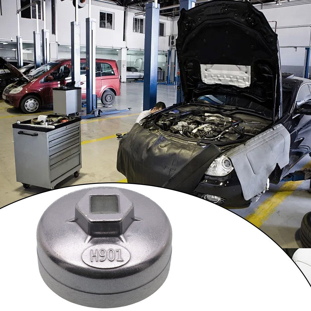 High-strength forged alloy 14-inch flared filter cap wrench suitable for Toyota vehicles.