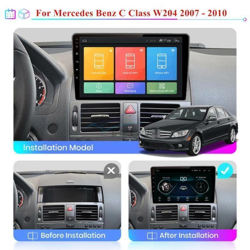 2+32G for Mercedes-Benz C Class W204 Car GPS Navigation Stereo Radio WIFI Player