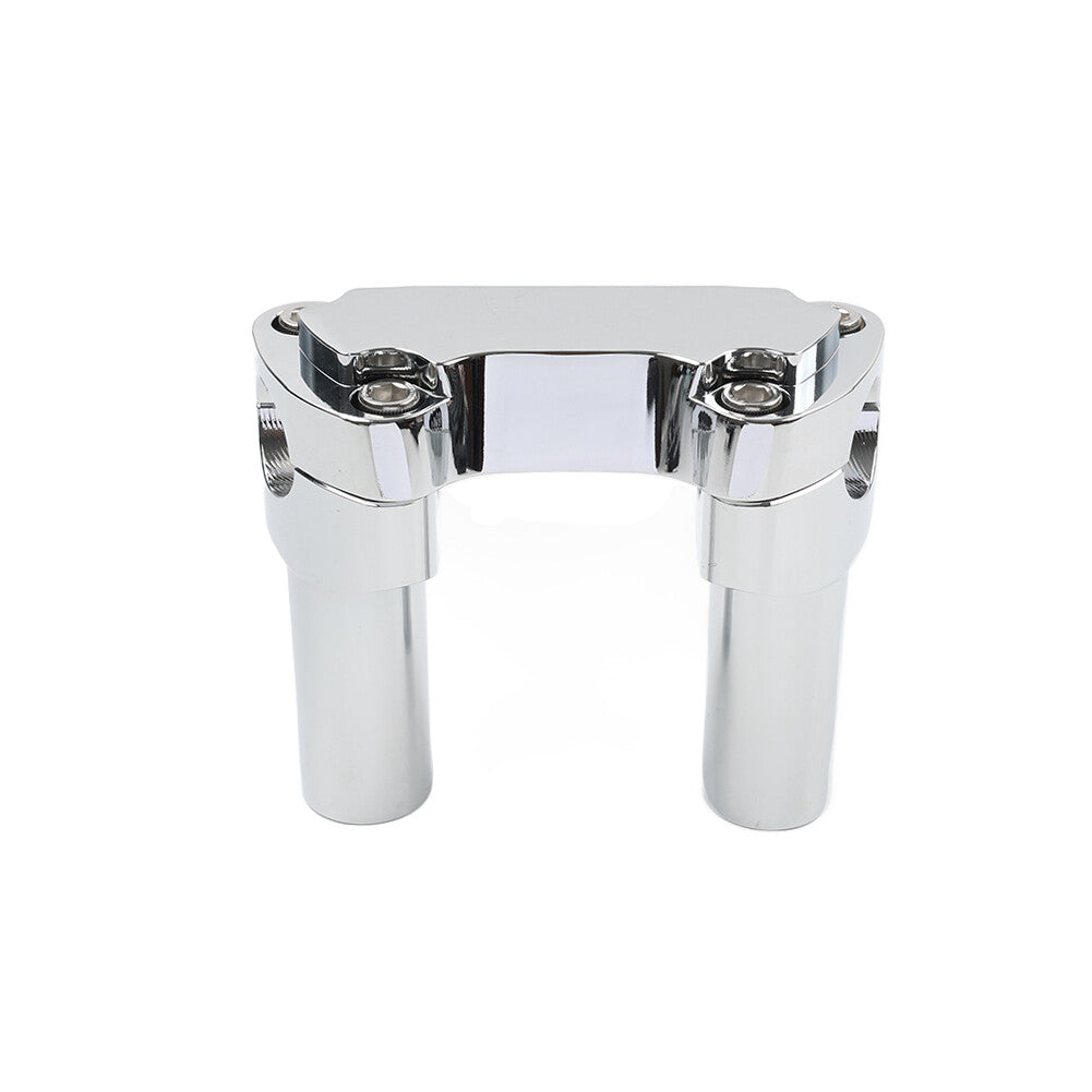 Chrome 3.5 Straight Handlebar Riser Top Clamp for Harley Dyna Tour Road Glide