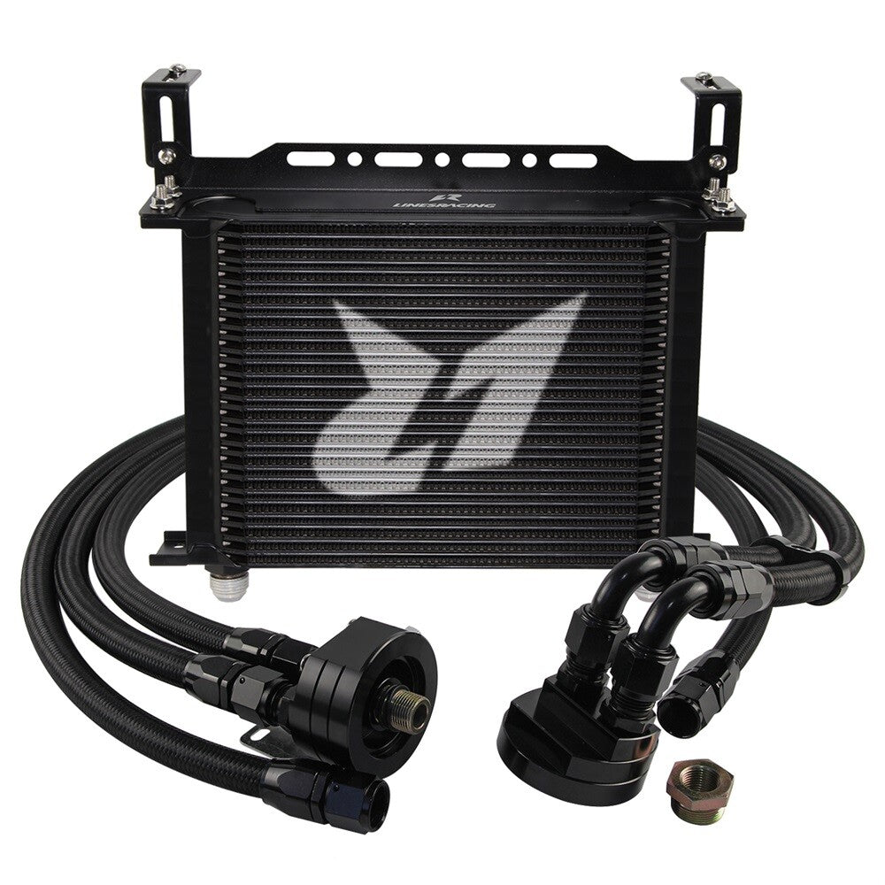 LR 30 Row AN10 Oil Cooler w/Bracket+Filter Adapter Hose Kit 3/416 M201.5