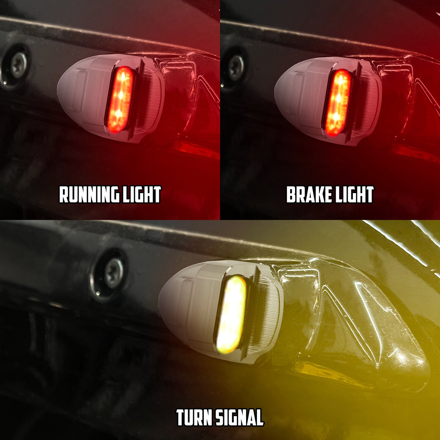 Chrome Rear Indicator Turn Signal LED Light Fits for Harley Sportster Nightster