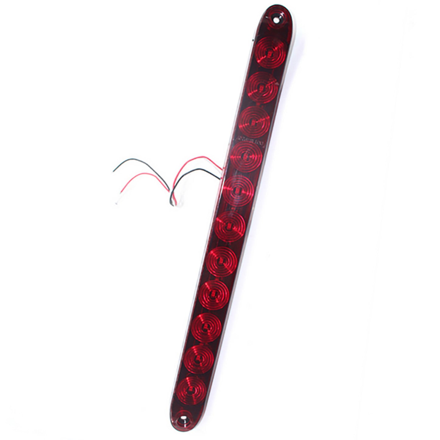 Red 11 LED Clearance Marker Car Truck Light Bar Stop Turn Tail 3rd Brake Lamp