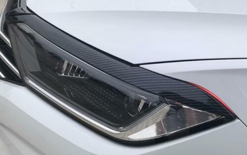 Strip Trim Carbon Fiber Front Engine Hood Grille for Volkswagen for Jetta 2019-2021