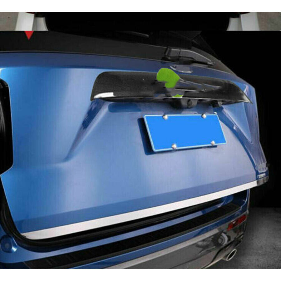 for Ford Explorer 2020-2023 Carbon Fiber Rear Door Trunk Lid Tailgate Strip Trim