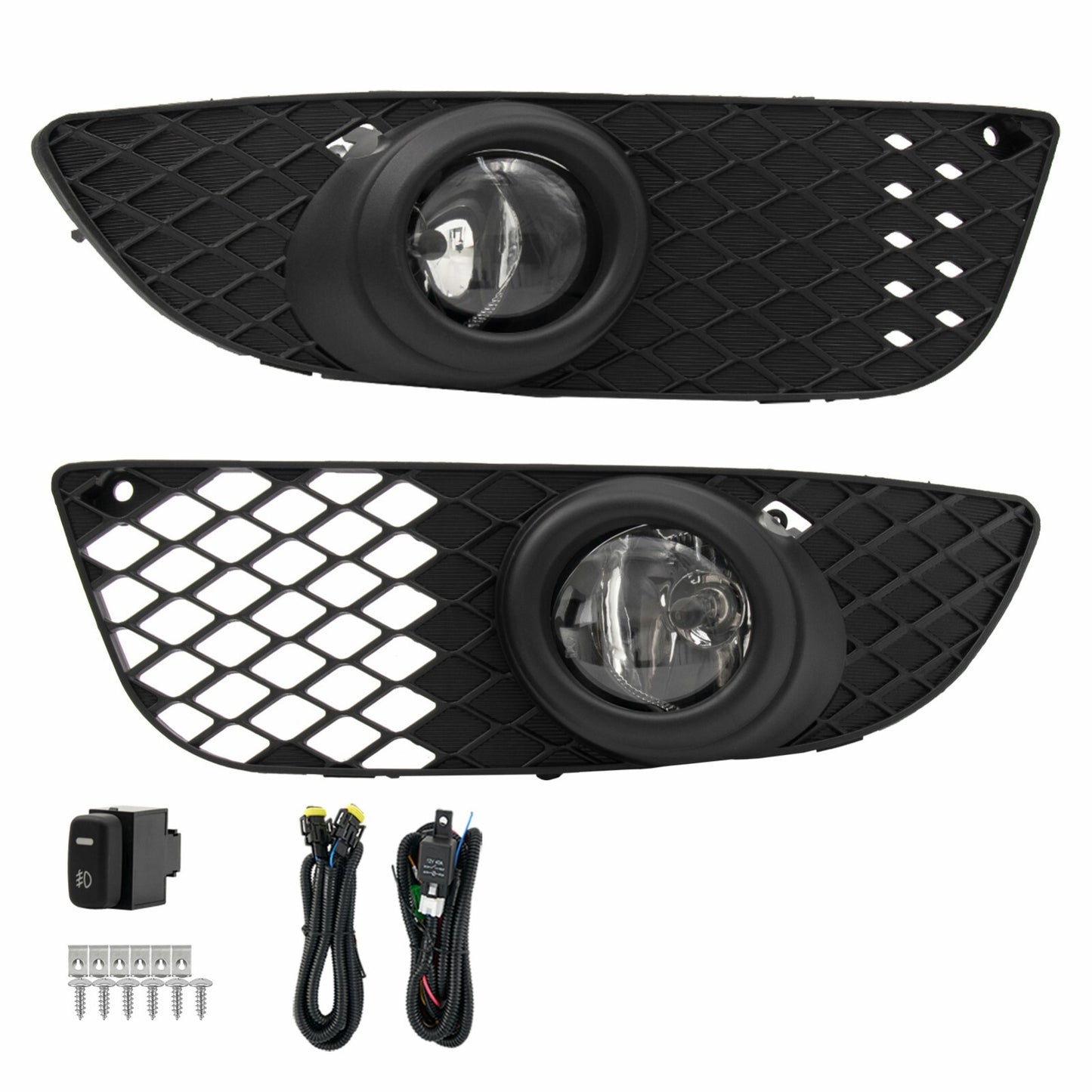 Fit For 2008-2014 for Lancer Clear Lens 1 Pair Front Bumper Fog Light - v