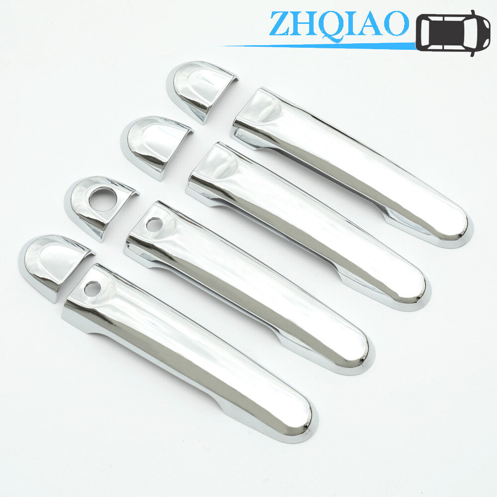 4PCS Chrome Door Handle Cover for Smart Fits Tiida Versa Sunny March Cube 2009-2014