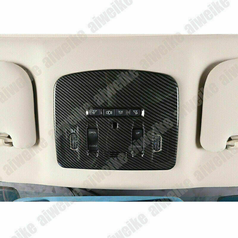 for Toyota for Camry 2018-2023 ABS Carbon Fiber Front Reading Light Trim Cover