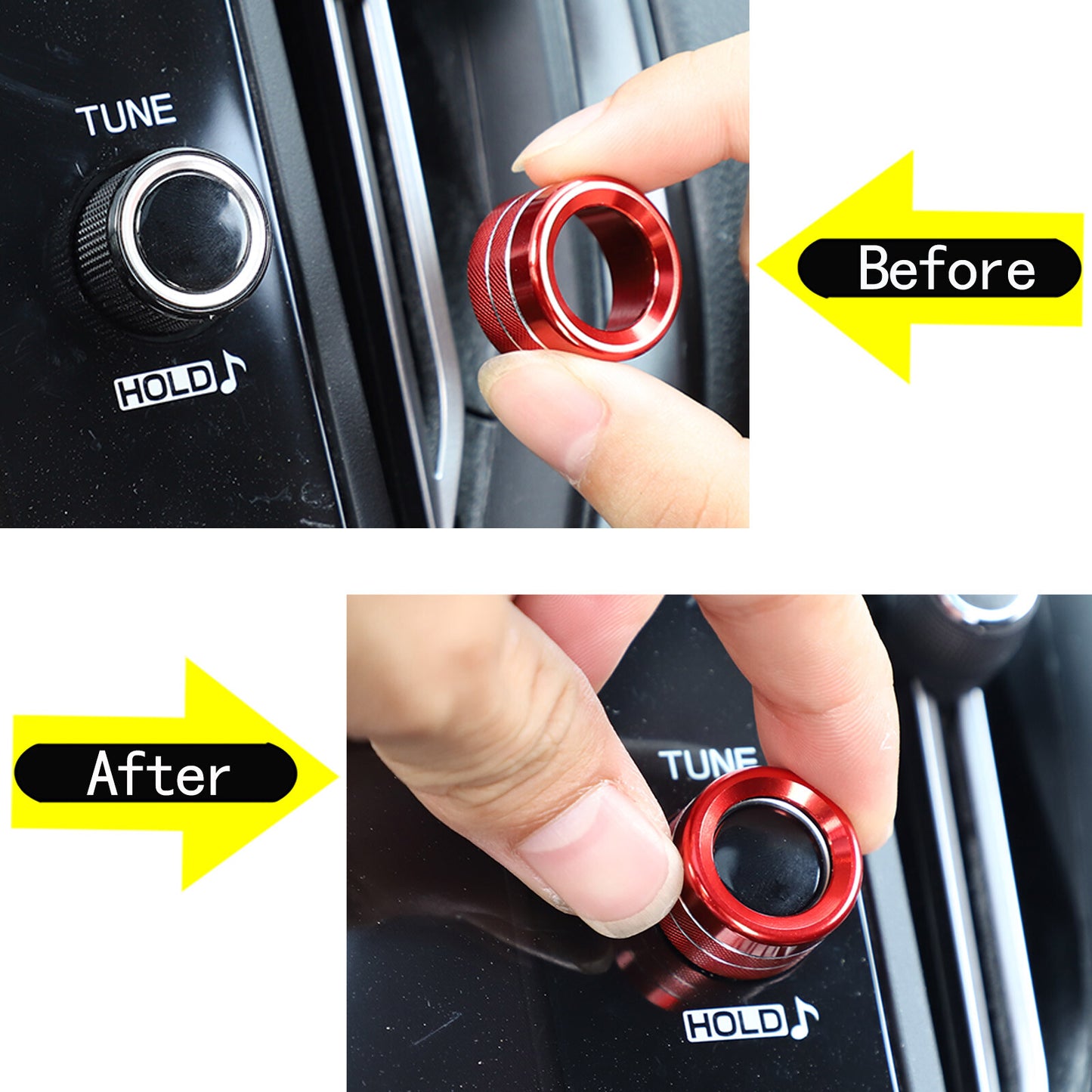 Red ABS Center Console Dashboard Trim Frame Cover for Maverick 2022 - 2023- v