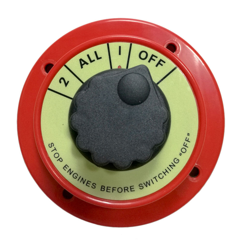 Dual Battery Selector Switch Fishing Boat RV Semi 8501 1 2 On Off 50V n