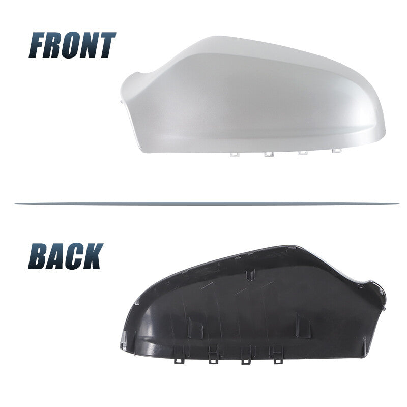 Door Wing Mirror Cover Cap Gray Left Driver for Opel for Vauxhall Astra H 2004-2009