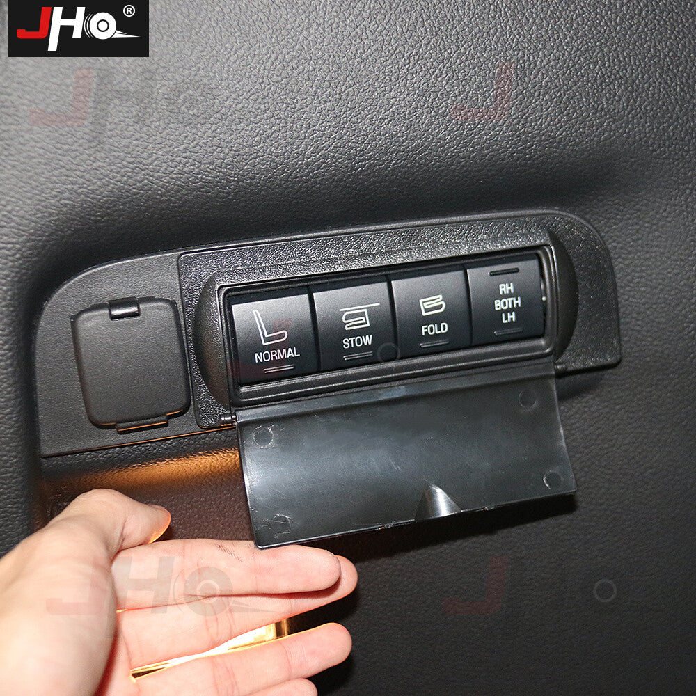 for Ford Explorer 2016-2019 ABS Black for Seat Switch Control Frame Trim 1pcs