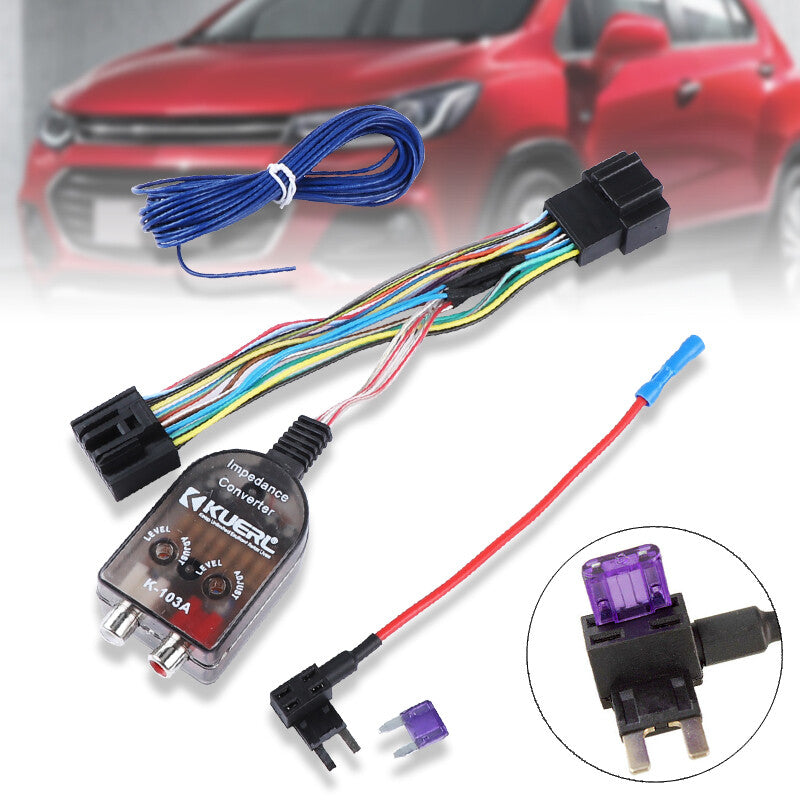 Factory Radio Add A Subwoofer Amplifier PlugPlay Harness for Chevy for GMC for Cadillac