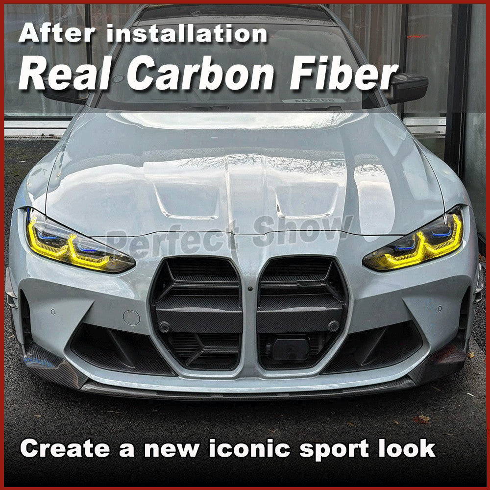Fit for BMW G80 M3 G82 M4 2021UP Front Bumper Lip Spoiler Splitters Carbon Fibre