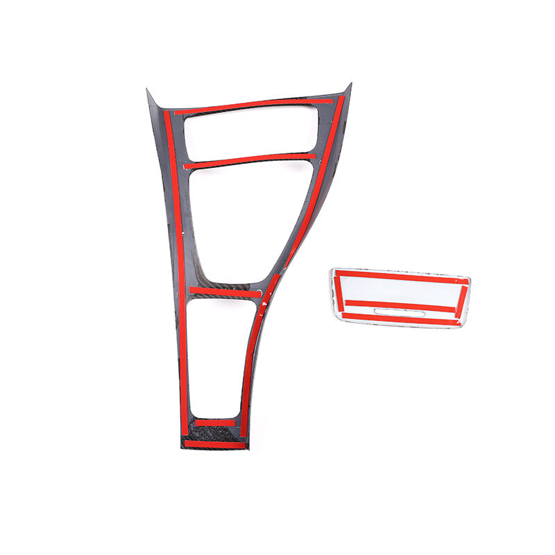 ABS Chrome Shift Lever Cover for C-Class W203 C230 C320- v
