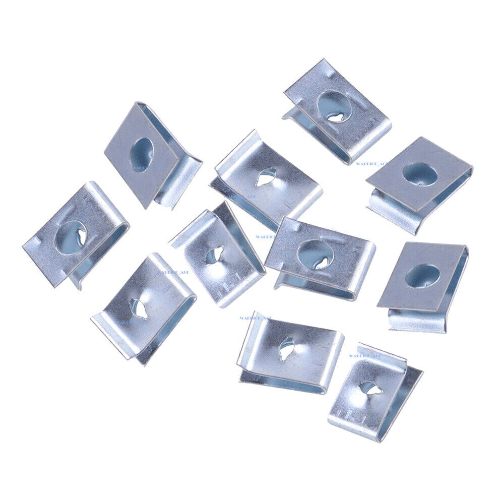 50Pcs Speed Fastener U Nuts Interior Trim Panel Fit For Domestic Appliances