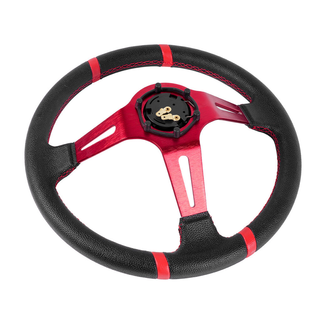 RASTP Deep Dish Drifting Sport Steering Wheel Aluminum Racing 13