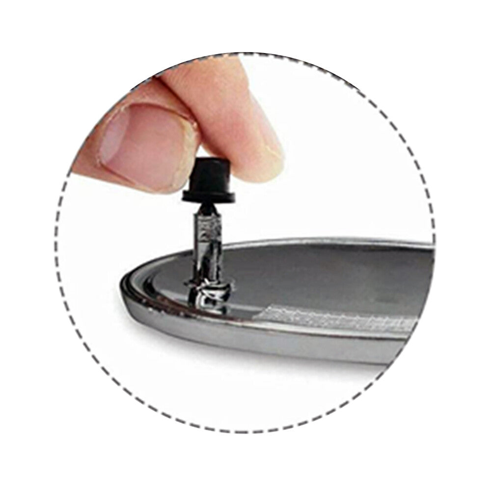10 Pcs Front Hood Rear Trunk Badges Grommets for BMW E36 E39 E46 E90 E91 Q