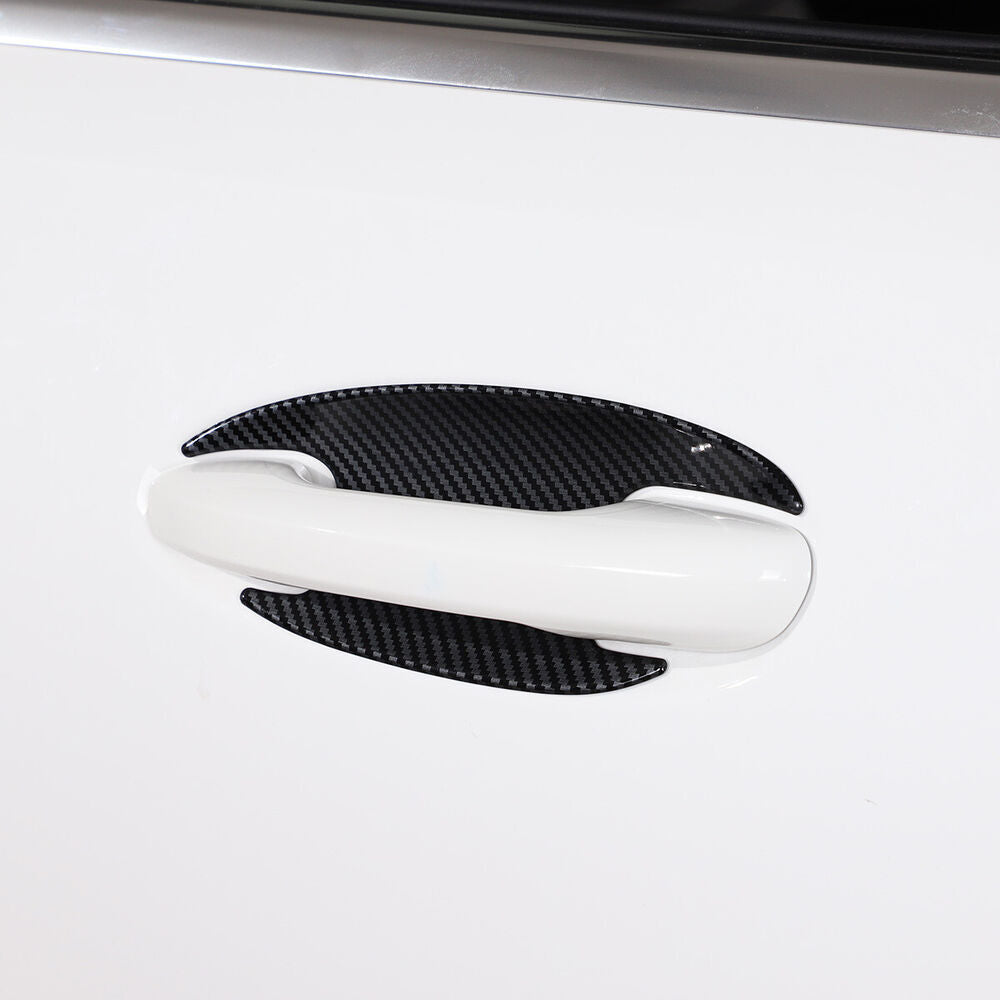 Carbon Fiber ABS Outer Side Door Handle Bowl Cover for Benz C Class W206 2022-23