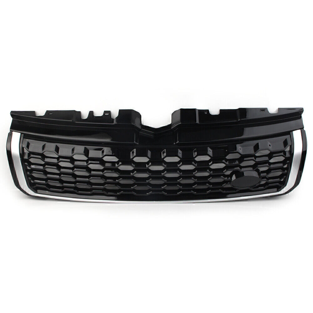 Upper Front Grille Grill for Range Rover Evoque 2010-15 2016 2017 2018 Black Car