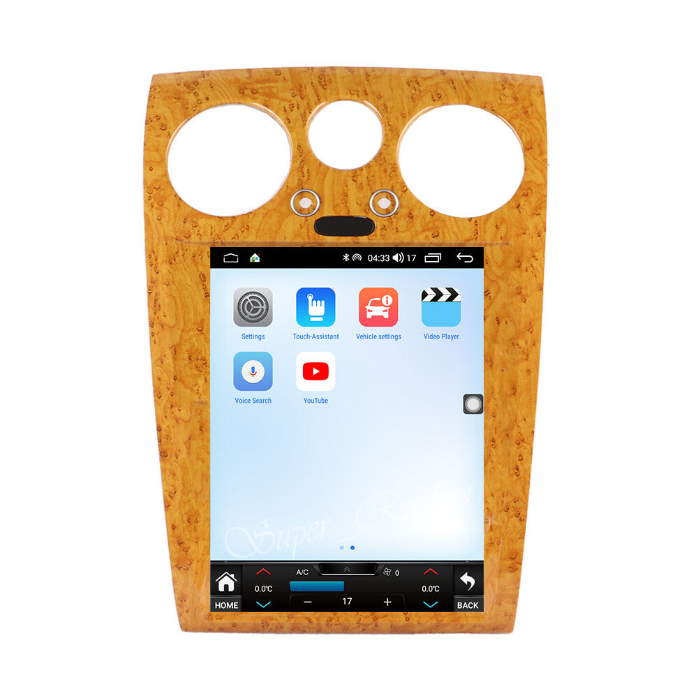 12.1 Android 11.0 for Tesla Vertical Screen Radio for Bentley Flying Spur 2005-2012