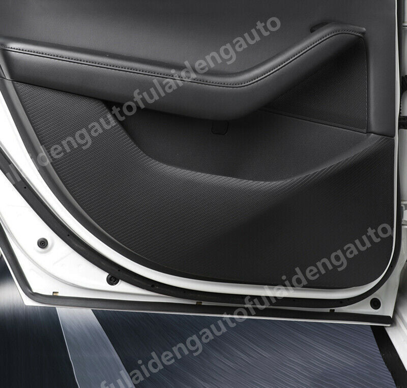 for Mazda 3 Axela 2019-2022 leather PU Door Anti Kick Pad Protective Trim Decor