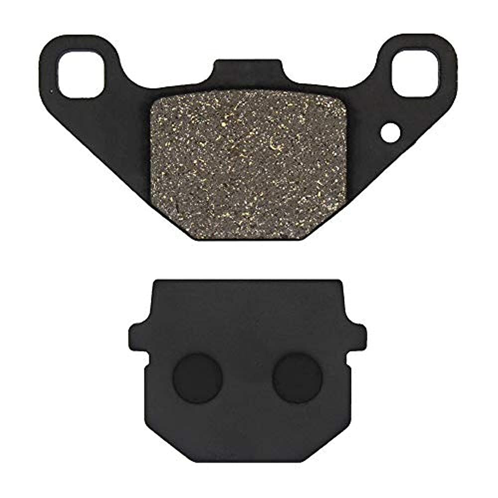 Front Rear Carbon Fiber Brake Pads for Kawasaki KMX125 KMX 125 1986-1998 KMX200