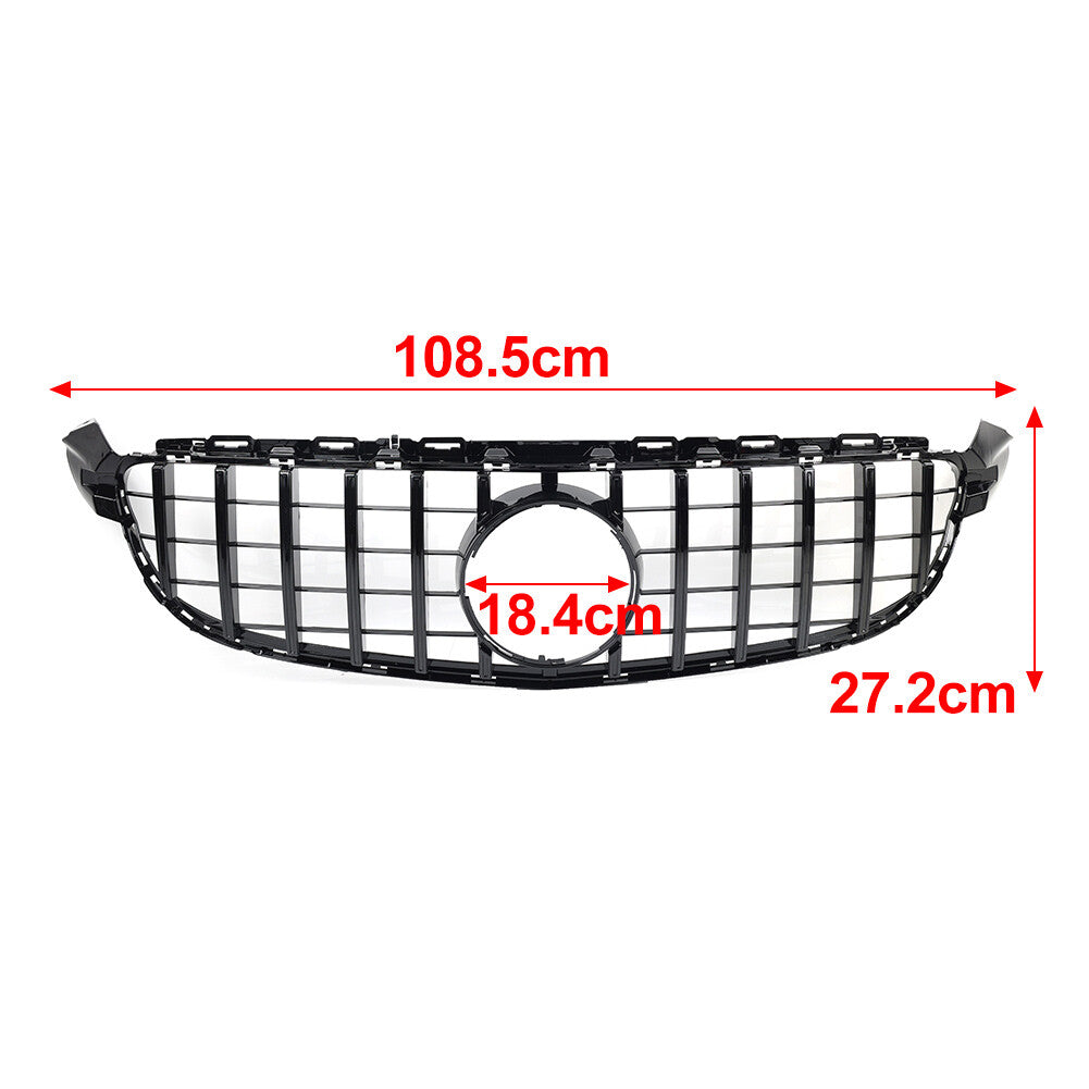 GTR Style Front Bumper Radiator Hood Grille for Benz W205 C63 C63S 15-18 15