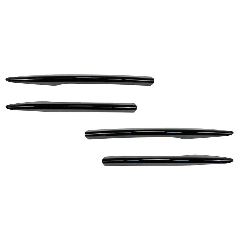 Front Fog Light Decorative Cover Trim Fit for Mercedes-Benz E Class W213 E260 Black