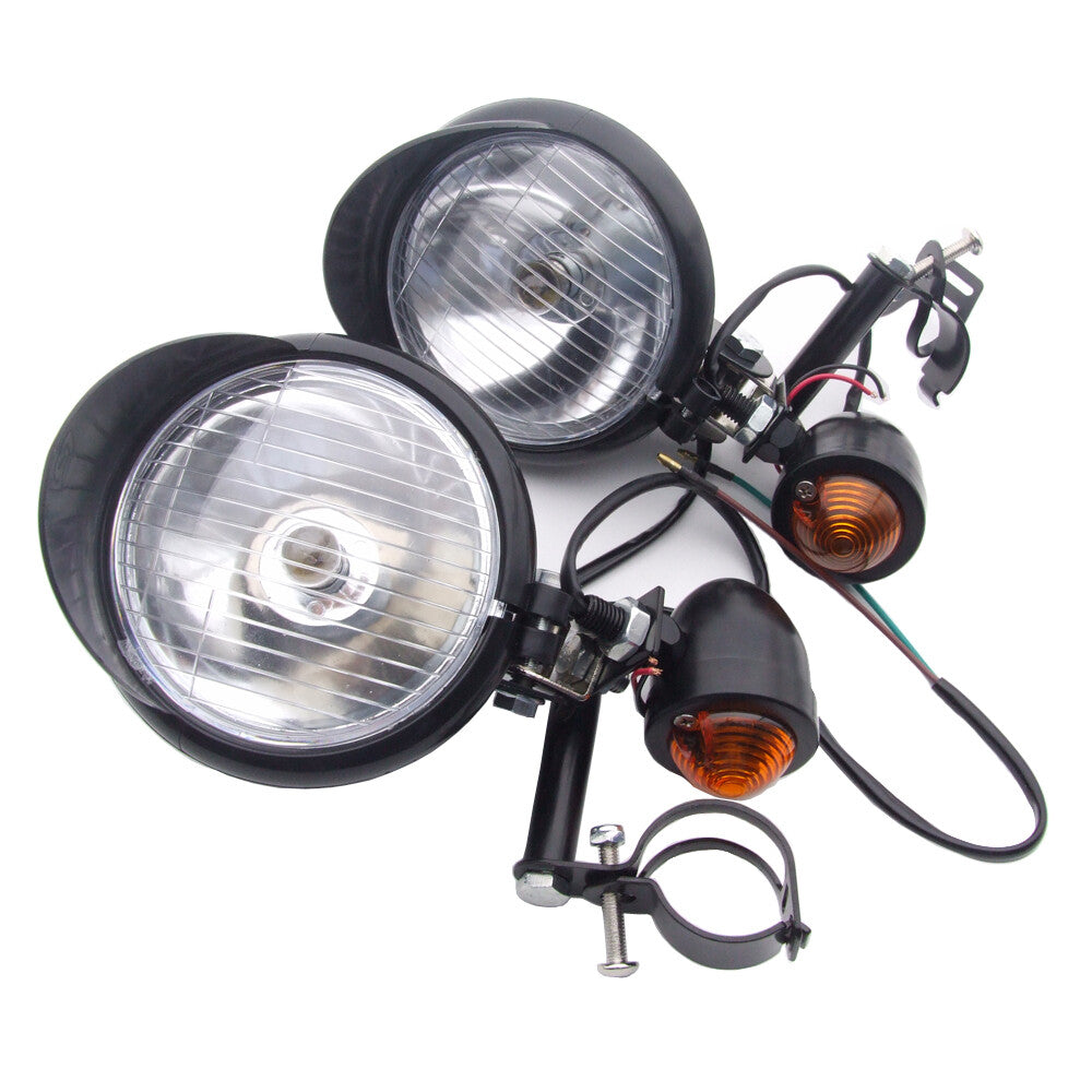 Motorcycle driving point fog light strip with bracket turn signal suitable for Honda for Harley-Davidson
