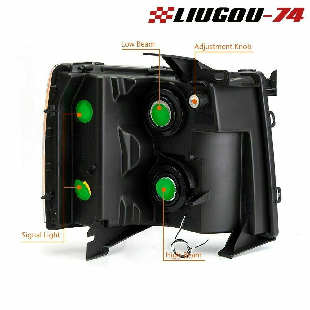 Suitable for 07-14 Silverado LED DRL strip chrome/amber corner light L- v