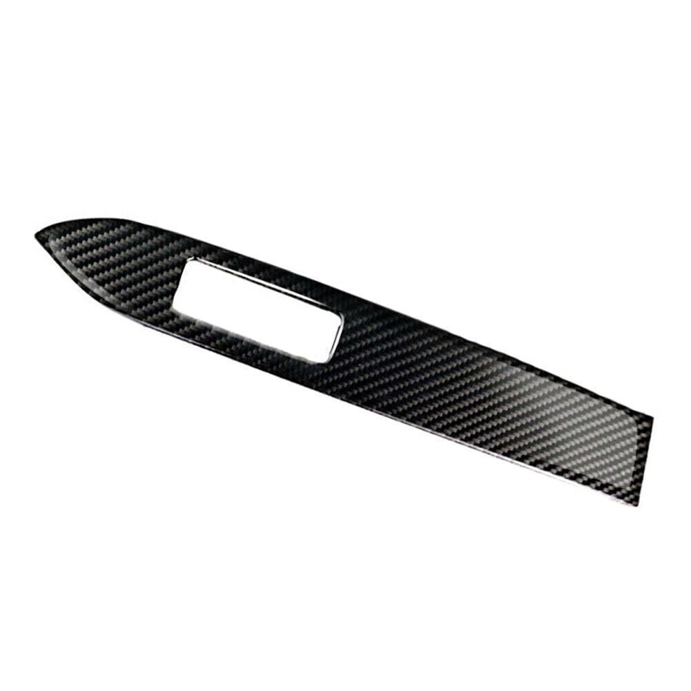 Carbon Fiber Interior Dashboard Panel Cover Trim for Ford for Mustang 2015-2019 2016
