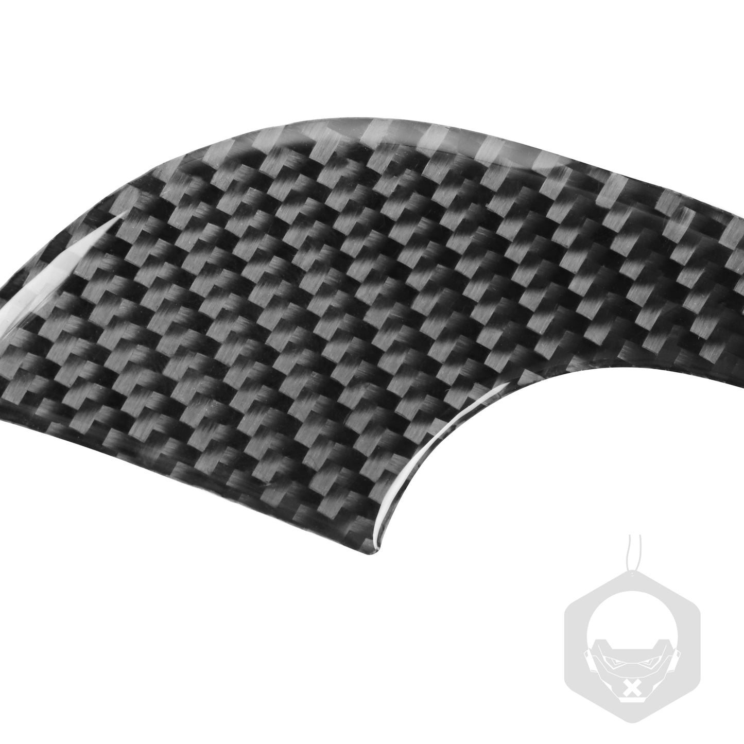 Red Carbon Fiber Rear Central Storage Trim Cover for Mercedes R-Class 2009-2012 v