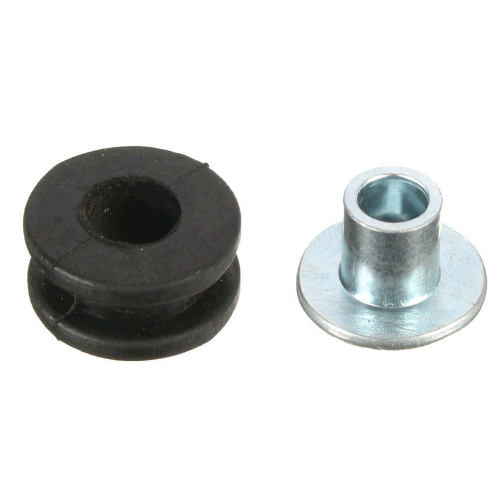 10-Piece M6 Motorcycle Sideplate Rubber/Glass Bolt Kit for Yamaha