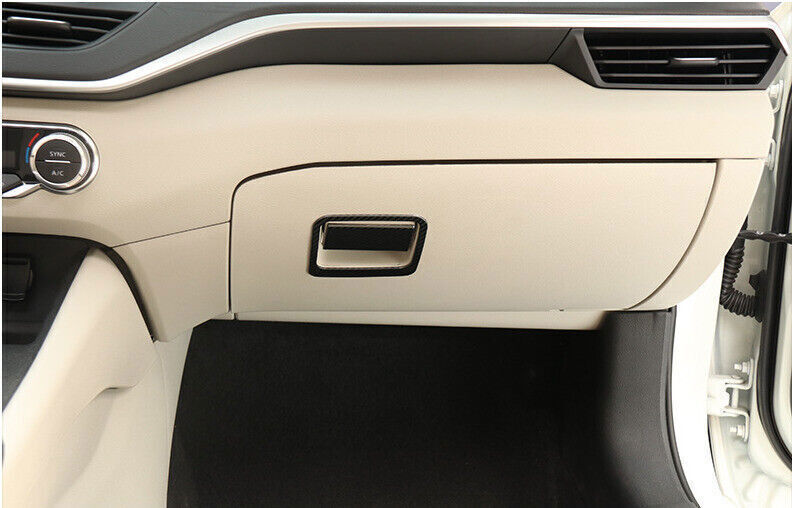 for Nissan Altima 2019-2024 Carbon Fibre for Co -Pilot Storage Box Handle Cover Trim