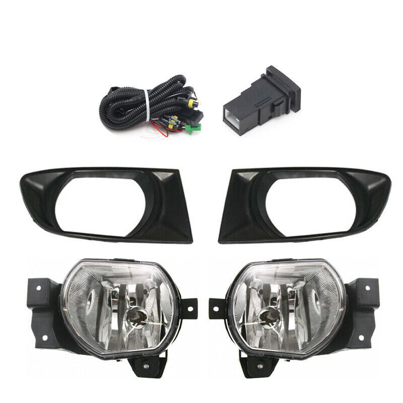 Suitable for Kia Rio RS 2002 03-06 Front bumper fog light cover with wire switch - Fog light